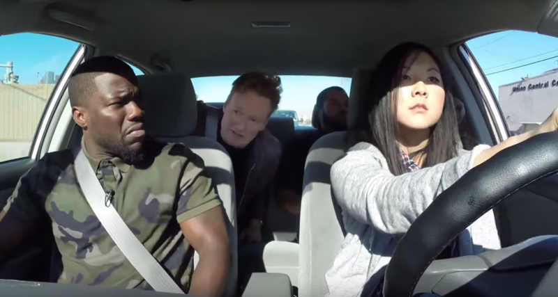 DAILY VIDEO: Ice Cube, Conan, Kevin Hart and a student driver