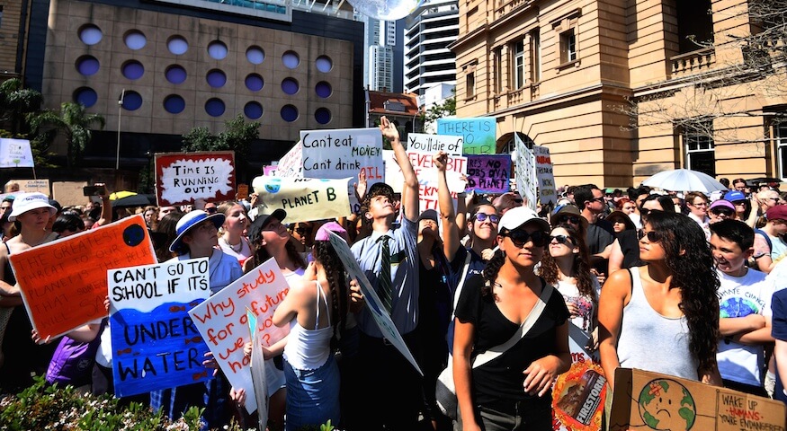 ‘Save our future’: Students hit streets to demand global climate action
