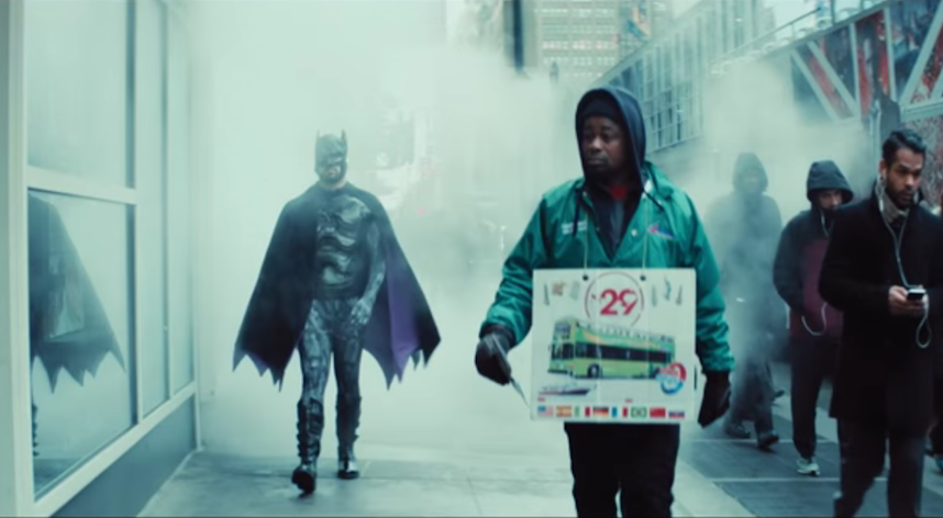 Watch a Times Square superhero fall in love (VIDEO)