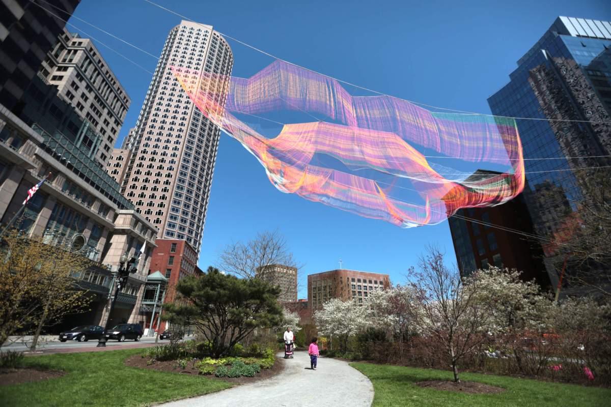 Say goodbye to the Greenway aerial sculpture this week