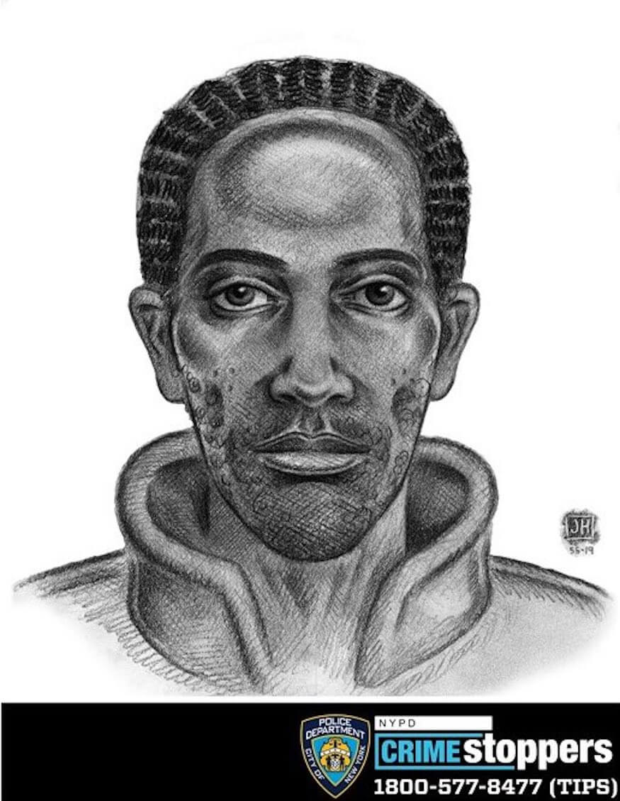 NYPD reveals sketch of man wanted for anti-gay hammer attack