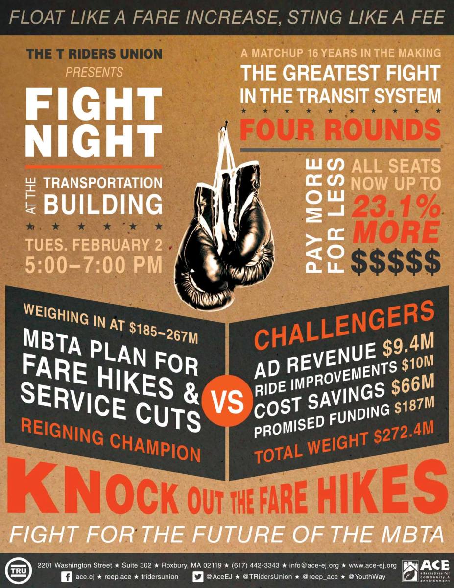 T Riders Union promises ‘Fight Night’ Tuesday