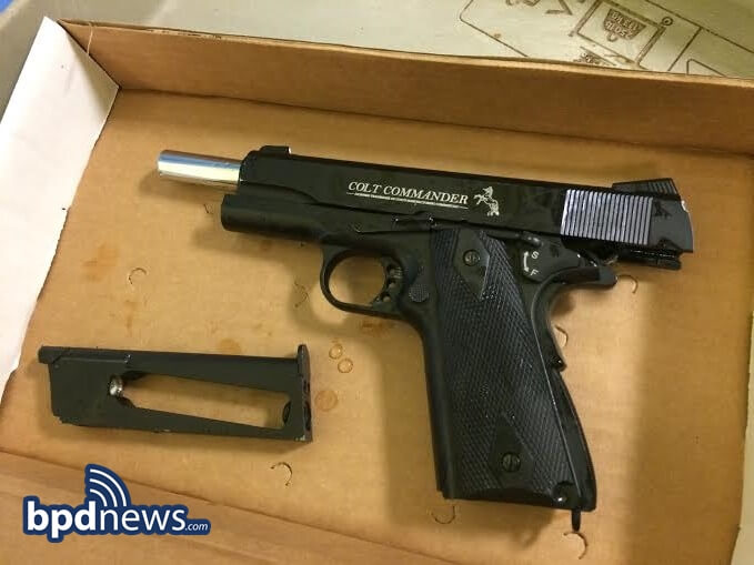 Lookalike handgun found at Boston school