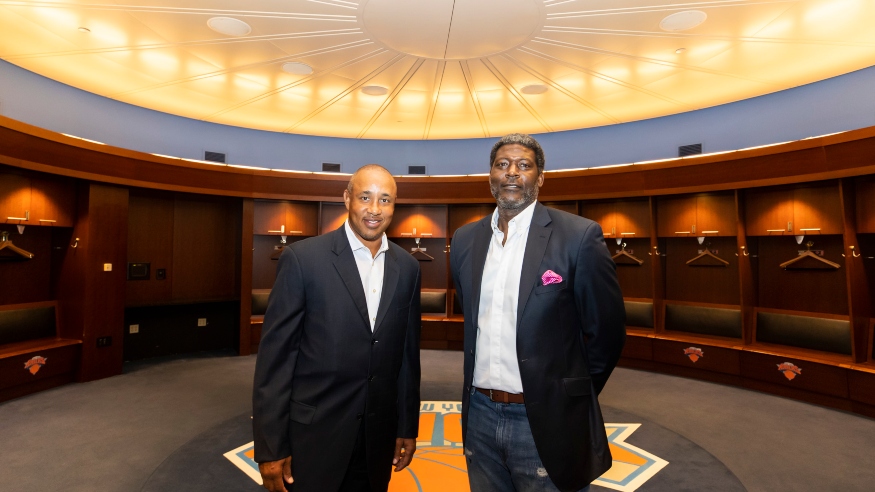 Knicks legends John Starks and Larry Johnson on the magic of MSG