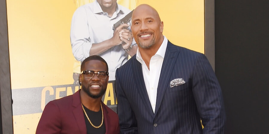 Dwayne Johnson on X: I DO wash the backs of my knees & @KevinHart4real IS  trying to find his real father, but don't look far cuz I'M his daddy😂  Making DC's SUPER