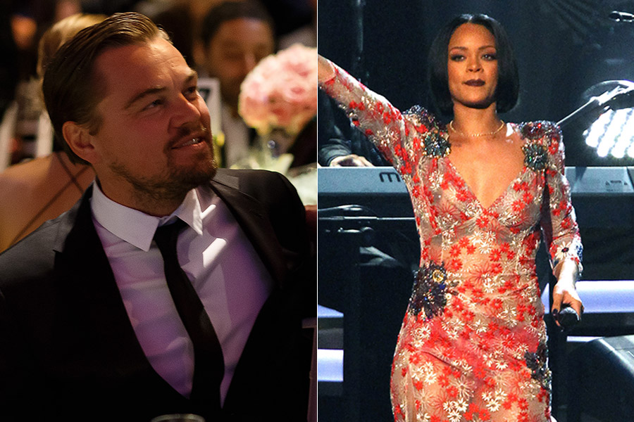 Leonardo DiCaprio and Rihanna, together? Sure, why not.