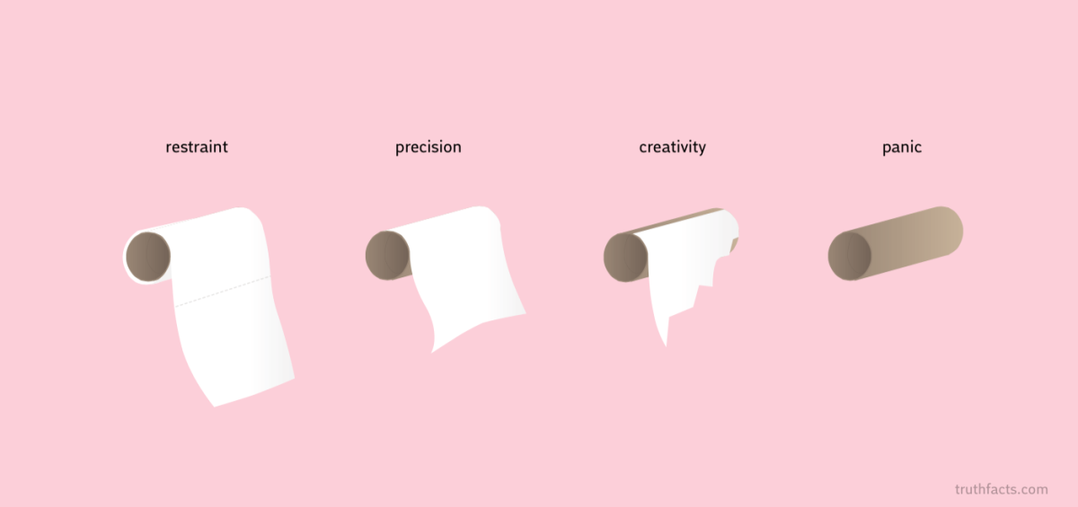 Truth Facts: The different stages of toilet paper