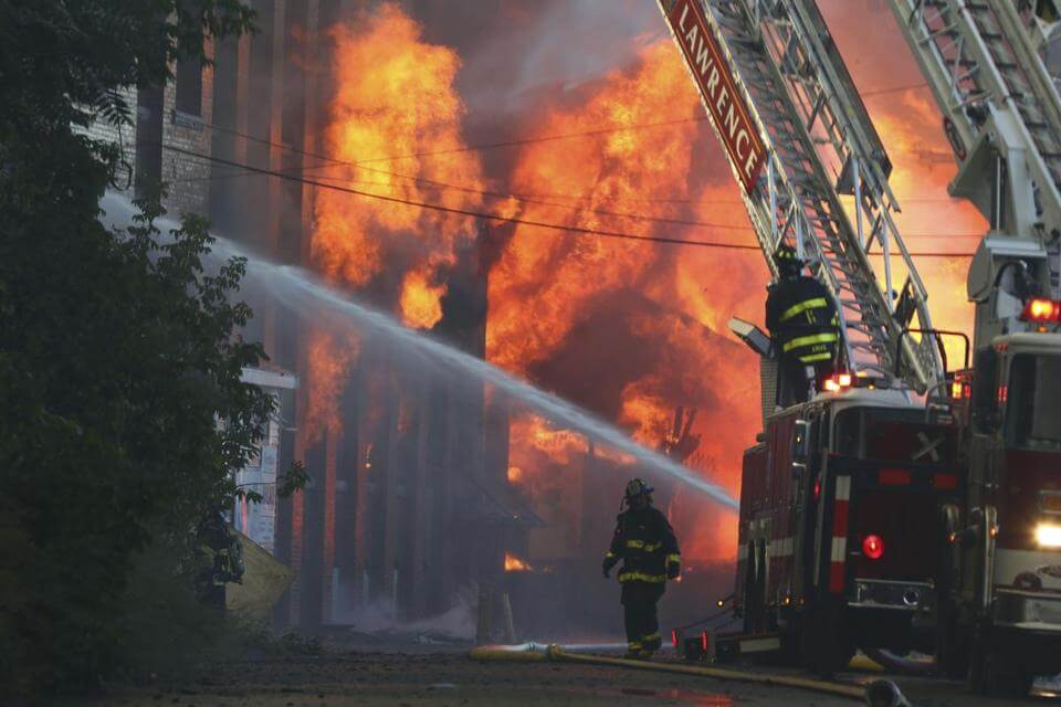 Four teens charged in fire that burned Haverhill mill to the ground