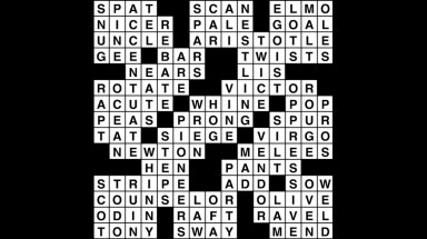 Crossword puzzle, Wander Words answers: June 19, 2019