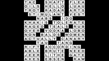 Crossword puzzle, Wander Words answers: June 27, 2019