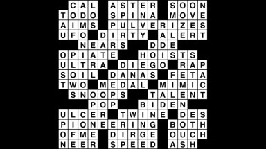 Crossword puzzle, Wander Words answers: July 5, 2019
