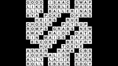 Crossword puzzle, Wander Words answers: September 3, 2019
