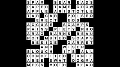 Crossword puzzle, Wander Words answers: October 28, 2019
