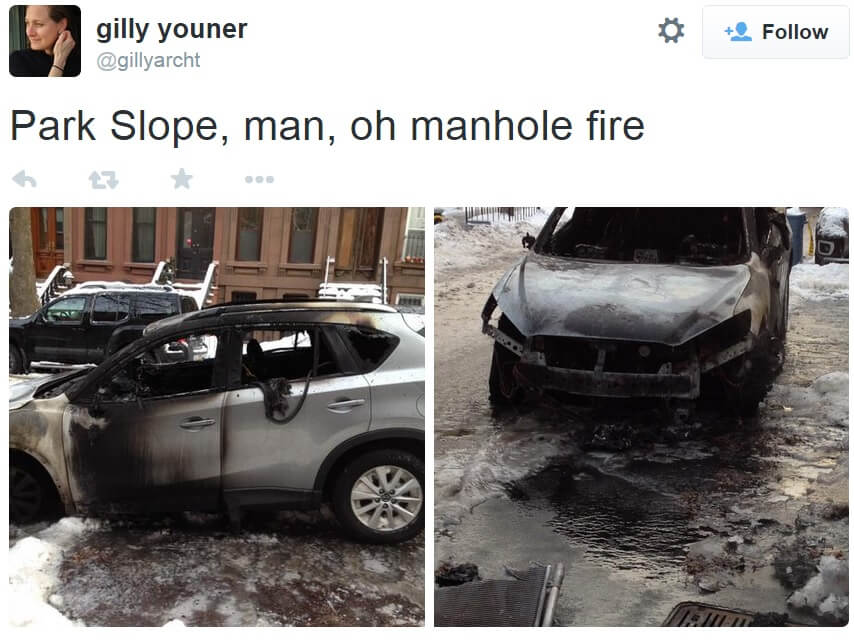 Manhole explosions rock NYC, from Park Slope to Washington Heights