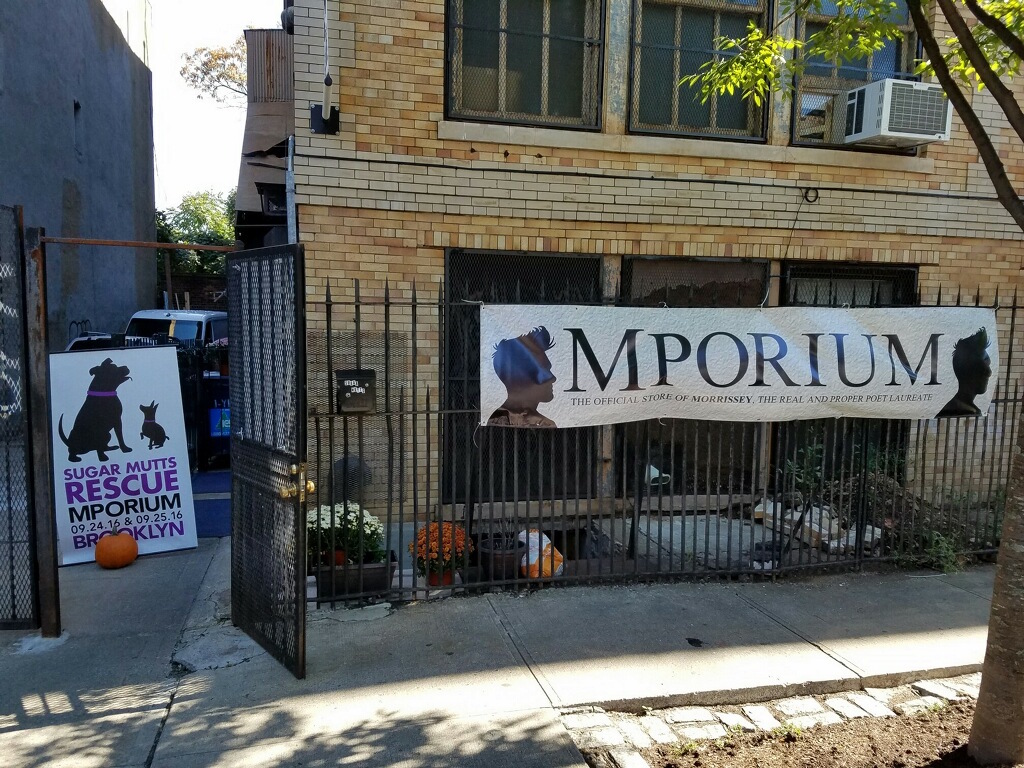 Morrissey's Mporium set up shop at Sugar Mutts Rescue this weekend.