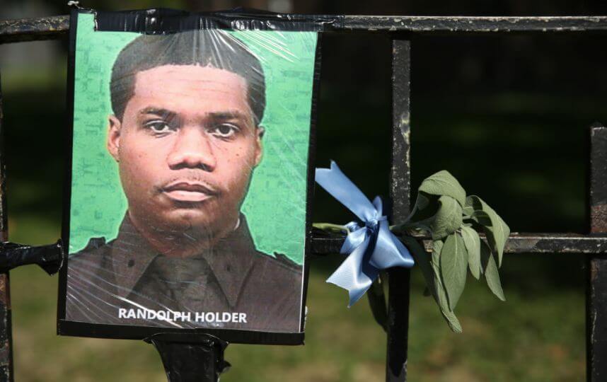 Mourners remember slain NYPD Officer Randolph Holder