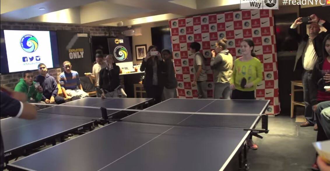 Cosmos pull off April Fools’ Day Ping-Pong stunt