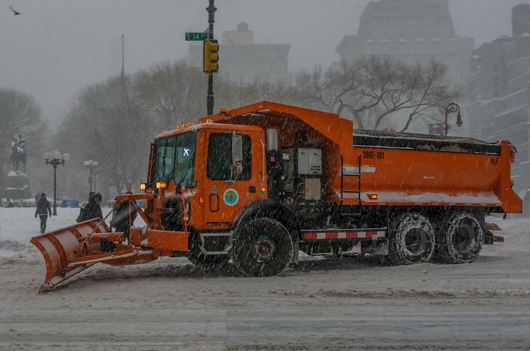 It cost NYC $2.5M per inch to clear snow, ice in 2015