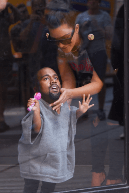 PHOTOS: Kanye West’s head photoshopped on to North West’s body (it’s