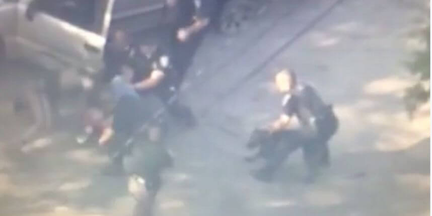 Two officers relieved from duty following violent arrest caught on camera