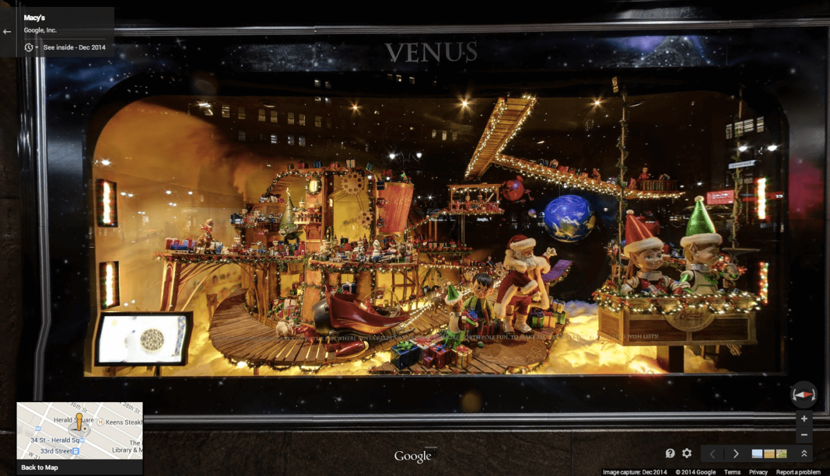 Google gives a digital tour of NYC’s holiday windows