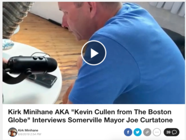 Somerville Mayor sues Barstool, Kirk Minihane over bogus interview