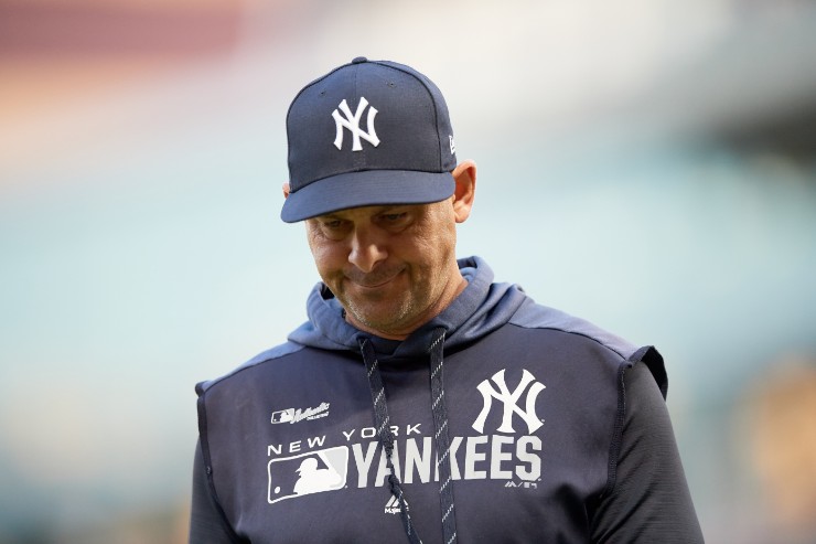 Yankees manager Aaron Boone. (Photo: Getty Images)