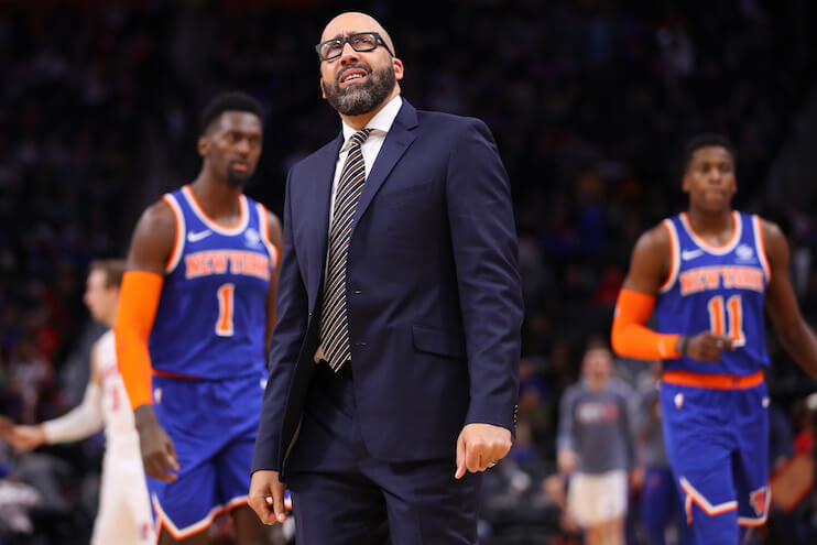 Knicks head coach David Fizdale. (Photo: Getty Images)