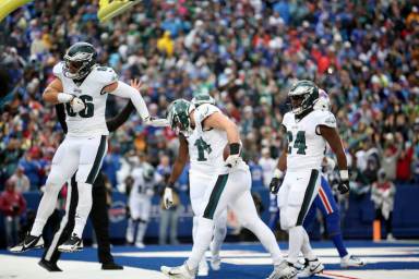 The Eagles snapped a two-game losing streak in Buffalo on Sunday. (Photo: Getty Images)