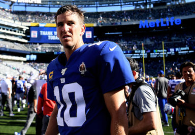 Eli Manning. (Photo: Getty Images)