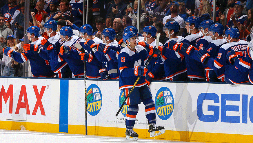 The Islanders have won seven straight entering Friday night vs. Tampa Bay. (Photo: Getty Images)