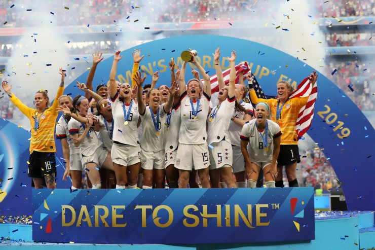 The USWNT won its fourth-ever World Cup on Sunday. (Photo: Getty Images)