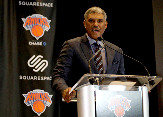 Knicks president Steve Mills. (Photo: Getty Images)