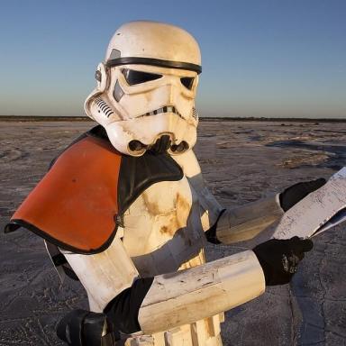PHOTOS: Storm Trooper costume saves Australian man from deadly snake