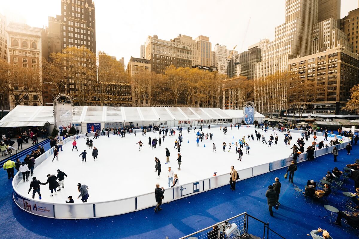 This is your last weekend for ice skating at Bryant Park