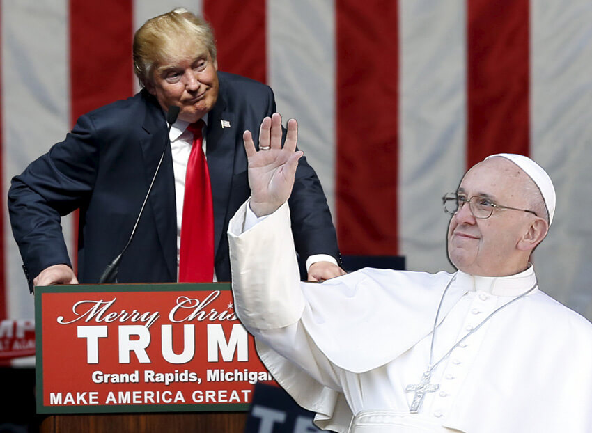 Donald Trump ties Pope Francis as second-most admired man in world