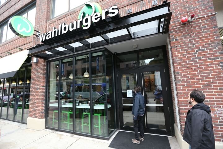Red carpet rollout tonight for the first Boston Wahlburgers