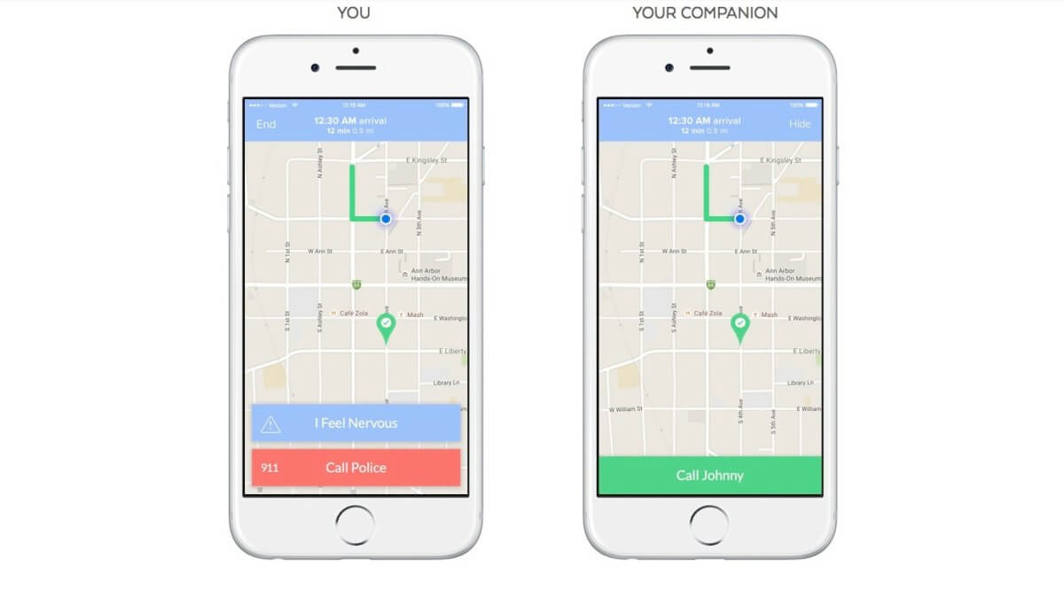Companion app claims to keep you safe while traveling alone