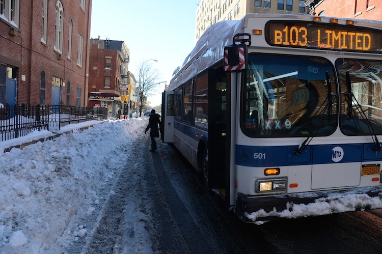 Subway, bus service resumes with delays after snowstorm