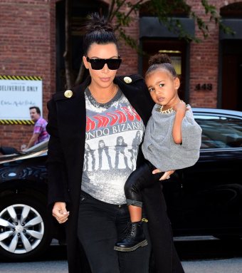 PHOTOS: Kim Kardashian, North West spotted out and about in NYC