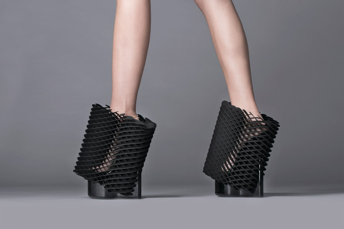 Footwear brand United Nude designs 3-D printed high-heel shoes