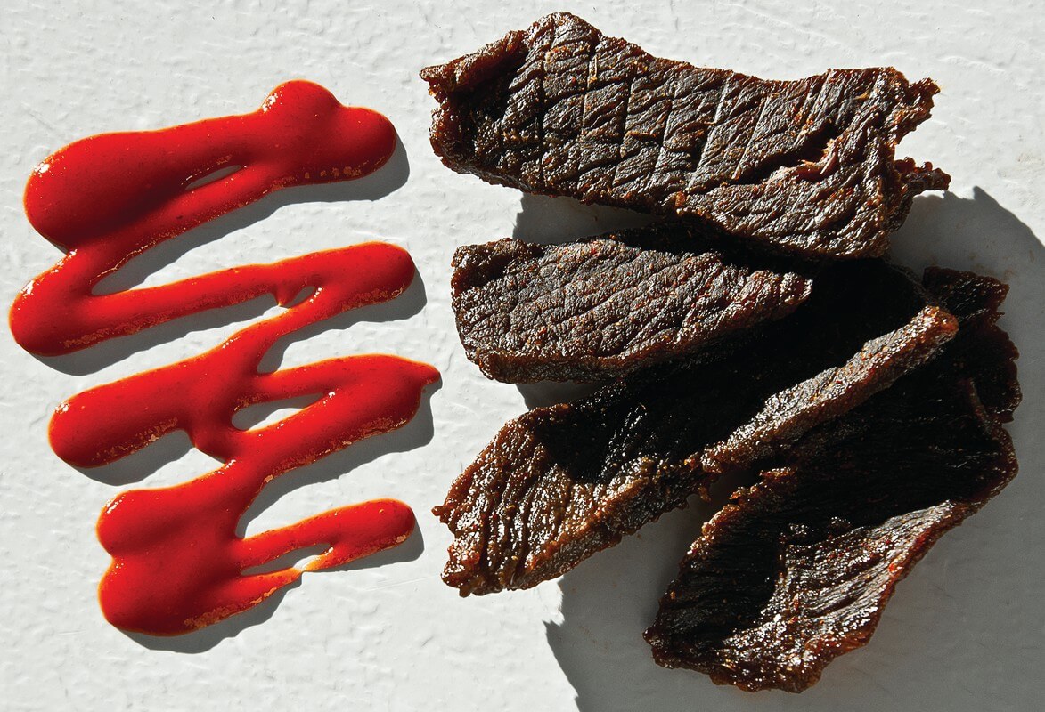 Recipe: Sriracha beef jerky, Paleo-friendly and no dehydrator needed