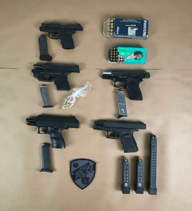 Cops in Worcester bust 16 alleged gang members, seize guns