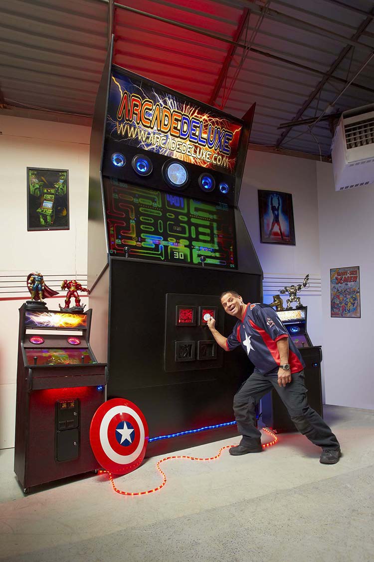 Man owns largest arcade game machine in the world