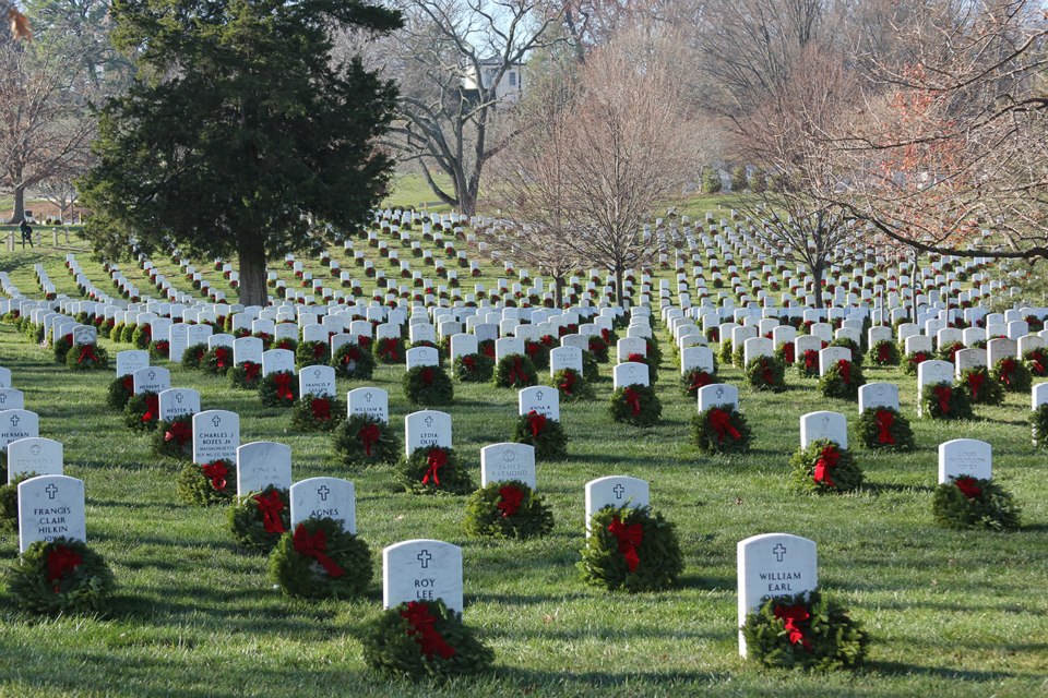 New England wreaths to begin annual trek to Arlington National Cemetery
