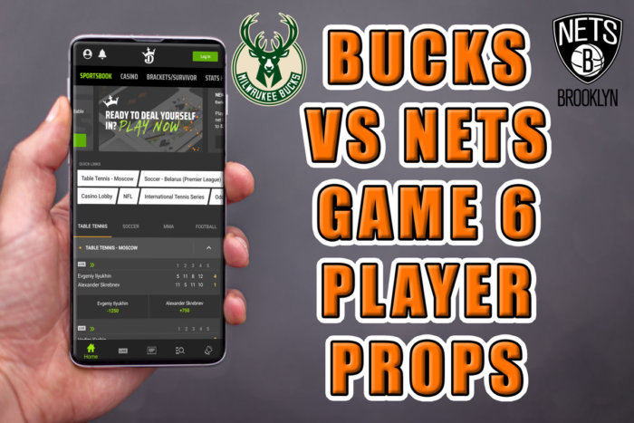 nets bucks game 6 player prop pick