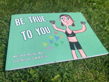 A handout photo of UFC fighter Molly McCann’s book “Be True To You\