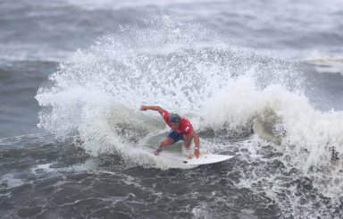 FILE PHOTO: Surfing – Men’s Shortboard – Gold Medal Match