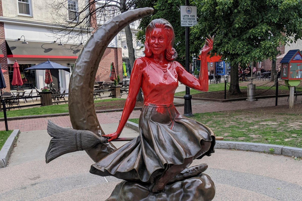 ODD Bewitched Statue Vandalized