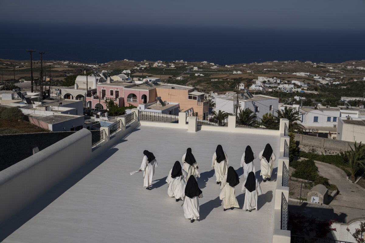 Greece Santorini Cloistered Nuns